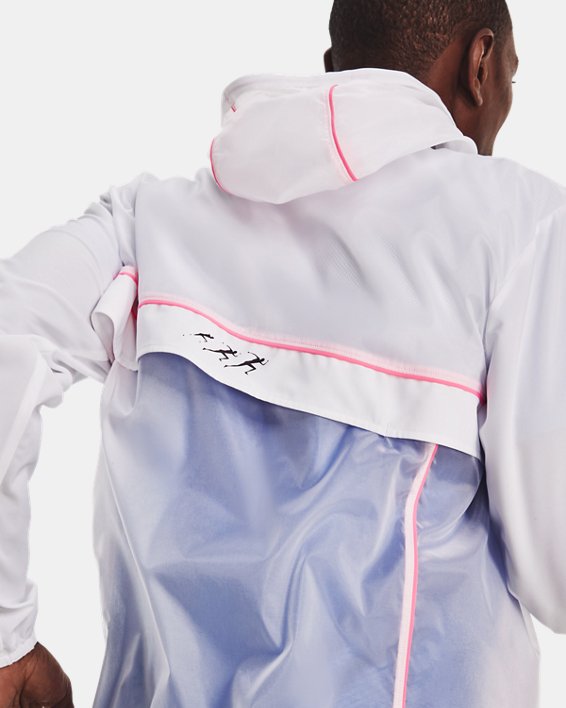 Men's UA Run Anywhere Jacket in White image number 1